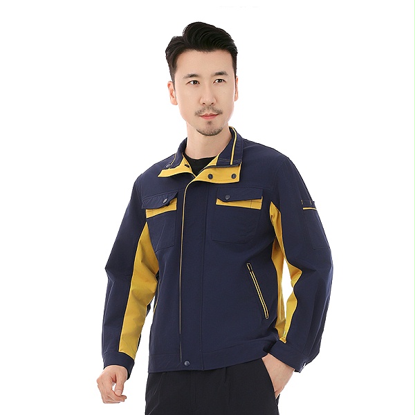 夏季长袖速干透气工作服套装定制