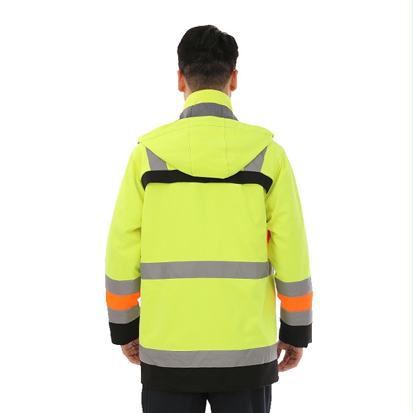 冬季棉服工作服荧光保暖上衣外套