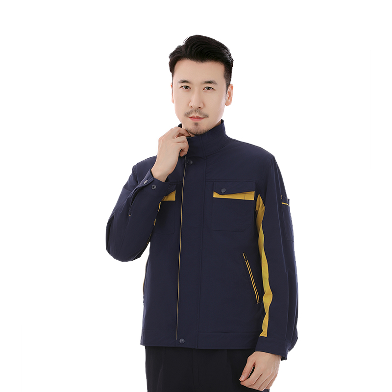 夏季长袖速干透气工作服套装定制