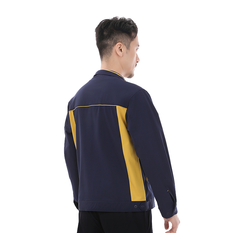 夏季长袖速干透气工作服套装定制