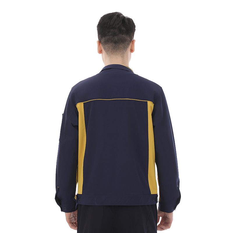 夏季长袖速干透气工作服套装定制