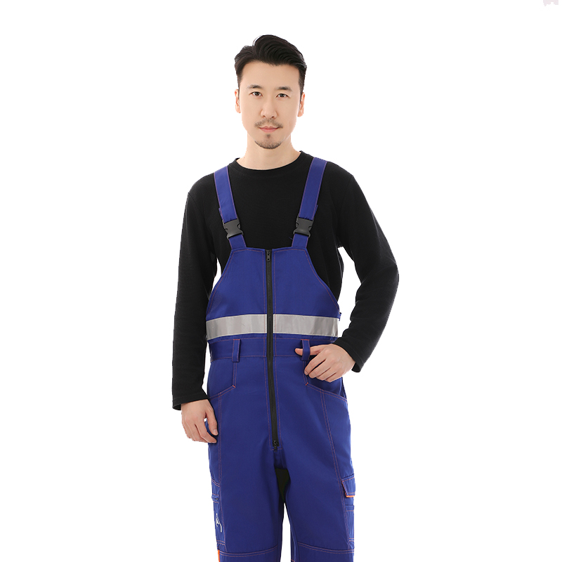夏季背带裤连体裤抗油拒水工作服吊带裤工装