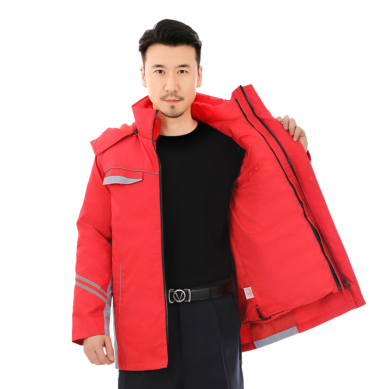 冬季阻燃棉服防静电保暖工装上衣